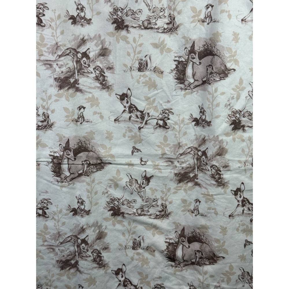 Disney Bambi Scenic Toile Fabric Springs Creative 2014 100% Cotton Woodland
